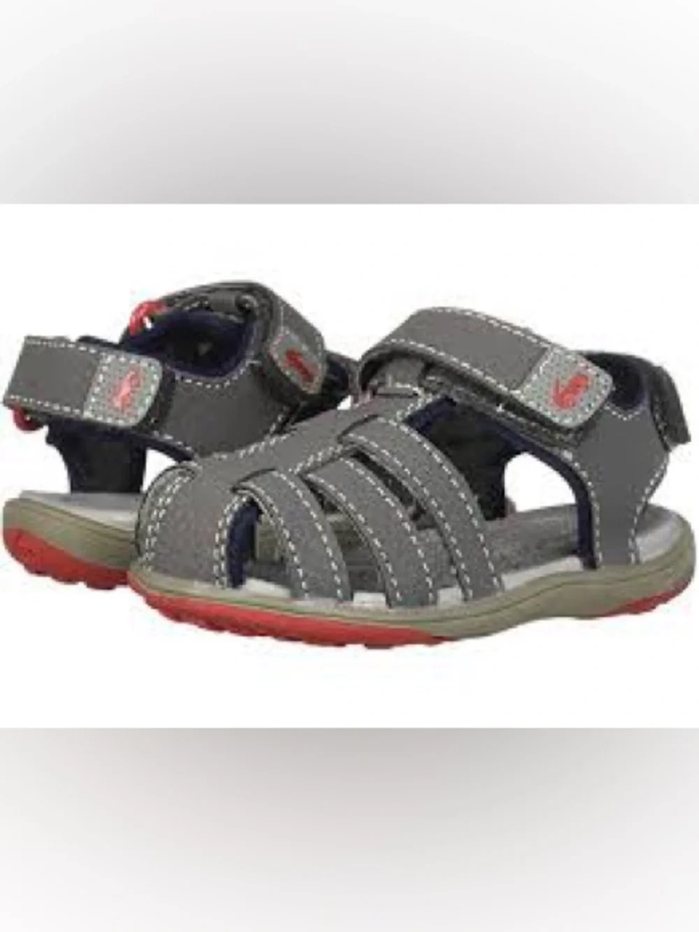 See Kai Run Cyrus III Gray Sandal.      Size 9 toddler.